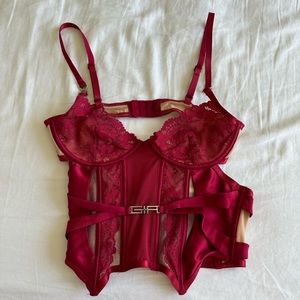 I.am.gia Delphine lace bustier top